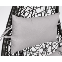 Bizzotto Fauteuils De Jardin Fauteuil Suspendu Sur Pied Noir -Fauteuils de jardin Soldes Boutique fauteuil suspendu sur pied noir 2