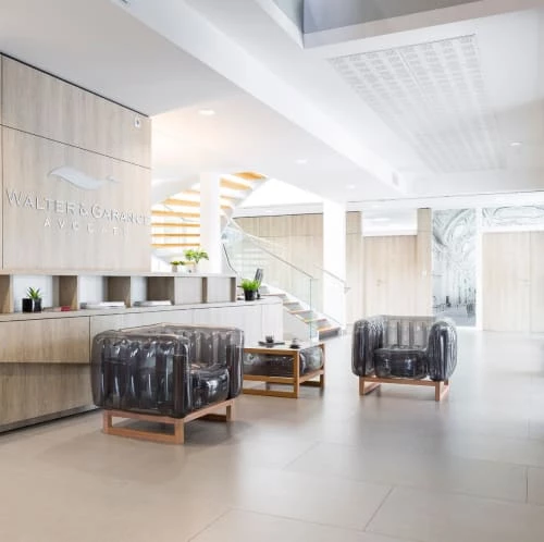 Mojow Fauteuils De Jardin Fauteuil Tpu Noir Cristal Cadre En Bois 4 Mojow Fauteuils De Jardin Fauteuil Tpu Noir Cristal Cadre En Bois – Image 2