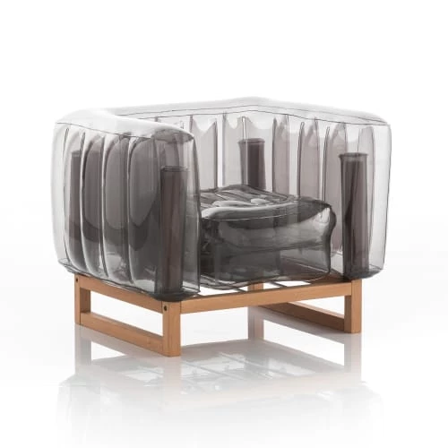Mojow Fauteuils De Jardin Fauteuil Tpu Noir Cristal Cadre En Bois 3 Mojow Fauteuils De Jardin Fauteuil Tpu Noir Cristal Cadre En Bois