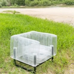 Mojow Fauteuils De Jardin Fauteuil Tpu Transparent Cadre En Aluminium -Fauteuils de jardin Soldes Boutique fauteuil tpu transparent cadre en aluminium 2