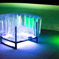 Mojow Fauteuils De Jardin Fauteuil Tpu Transparent Cadre En Aluminium -Fauteuils de jardin Soldes Boutique fauteuil tpu transparent cadre en aluminium 3