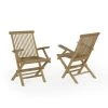 TECK’Attitude Fauteuils De Jardin Pliants En Teck (lot De 2) 2 TECK’Attitude Fauteuils De Jardin Pliants En Teck (lot De 2) -Fauteuils de jardin Soldes Boutique fauteuils de jardin pliants en teck lot de 2 5