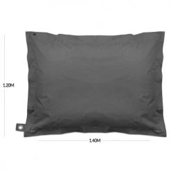 Oviala Fauteuils De Jardin Housse Vide De Coussin Xl Polyester Gris 140 X 120 Cm -Fauteuils de jardin Soldes Boutique housse vide de coussin xl polyester gris 140 x 120 cm 4