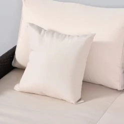 Outsunny Bains De Soleil Et Chaises Longues Lit Canapé 2 Places De Jardin Matelas Coussins Inclus Résine Marron -Fauteuils de jardin Soldes Boutique lit canape 2 places de jardin matelas coussins inclus resine marron 4