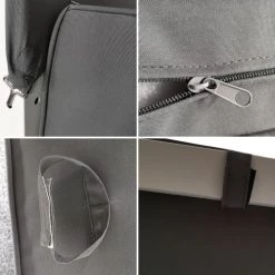 Happy Garden Bains De Soleil Et Chaises Longues Lit D'extérieur En Aluminium Blanc Et Coussins Gris -Fauteuils de jardin Soldes Boutique lit d exterieur en aluminium blanc et coussins gris 3