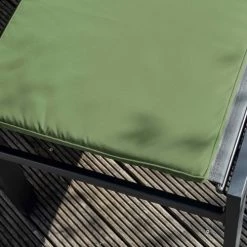 Oviala Matelas Pour Bain De Soleil Lot 2 Coussins Bain De Soleil Polyester Vert 186x53x5 Cm -Fauteuils de jardin Soldes Boutique lot 2 coussins bain de soleil polyester vert 186x53x5 cm 4