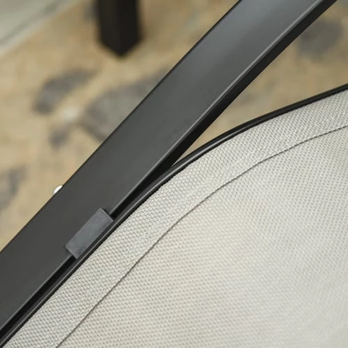 Outsunny Bains De Soleil Et Chaises Longues Lot De 2 Bains De Soleil Design Contemporain Avec Table Basse Gris 8 Outsunny Bains De Soleil Et Chaises Longues Lot De 2 Bains De Soleil Design Contemporain Avec Table Basse Gris – Image 6