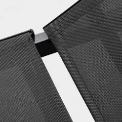 Oviala Bains De Soleil Et Chaises Longues Lot De 2 Bains De Soleil En Acier Gris -Fauteuils de jardin Soldes Boutique lot de 2 bains de soleil en acier gris 4