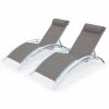 Alice's Garden Bains De Soleil Et Chaises Longues Lot De 2 Bains De Soleil En Aluminium Et Textilène Taupe 2 Alice's Garden Bains De Soleil Et Chaises Longues Lot De 2 Bains De Soleil En Aluminium Et Textilène Taupe -Fauteuils de jardin Soldes Boutique lot de 2 bains de soleil en aluminium et textilene taupe