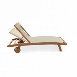 Alice's Garden Bains De Soleil Et Chaises Longues Lot De 2 Bains De Soleil En Bois Eucalyptus Gris Taupe -Fauteuils de jardin Soldes Boutique lot de 2 bains de soleil en bois eucalyptus gris taupe 4