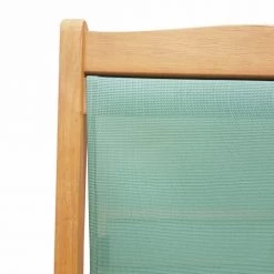 Alice's Garden Bains De Soleil Et Chaises Longues Lot De 2 Bains De Soleil En Bois Eucalyptus Vert De Gris -Fauteuils de jardin Soldes Boutique lot de 2 bains de soleil en bois eucalyptus vert de gris 4