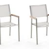 Beliani Chaises De Jardin Lot De 2 Chaises Blanches -Fauteuils de jardin Soldes Boutique lot de 2 chaises blanches