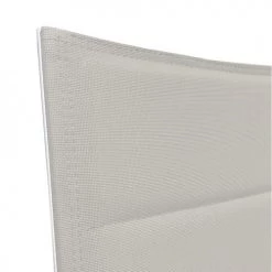 Meubletmoi Lot De 2 Chaises De Jardin Aluminium Et Tissu Textilène Gris -Fauteuils de jardin Soldes Boutique lot de 2 chaises de jardin aluminium et tissu textilene gris 3