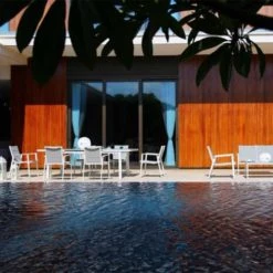 Meubletmoi Lot De 2 Chaises De Jardin Aluminium Et Tissu Textilène Gris -Fauteuils de jardin Soldes Boutique lot de 2 chaises de jardin aluminium et tissu textilene gris 5