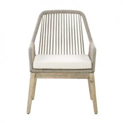 Beliani Lot De 2 Chaises De Jardin Beiges -Fauteuils de jardin Soldes Boutique lot de 2 chaises de jardin beiges 9