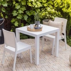 Beliani Lot De 2 Chaises De Jardin Blanches 9 Beliani Lot De 2 Chaises De Jardin Blanches -Fauteuils de jardin Soldes Boutique lot de 2 chaises de jardin blanches 13