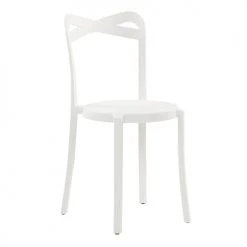 Beliani Lot De 2 Chaises De Jardin Blanches -Fauteuils de jardin Soldes Boutique lot de 2 chaises de jardin blanches 2