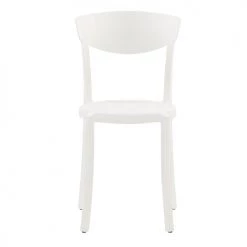 Beliani Lot De 2 Chaises De Jardin Blanches -Fauteuils de jardin Soldes Boutique lot de 2 chaises de jardin blanches 9