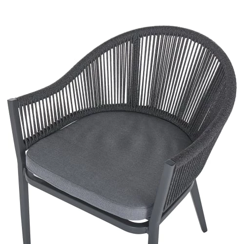 Beliani Lot De 2 Chaises De Jardin De Couleur Grise 8 Beliani Lot De 2 Chaises De Jardin De Couleur Grise – Image 6