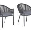 Beliani Lot De 2 Chaises De Jardin De Couleur Grise -Fauteuils de jardin Soldes Boutique lot de 2 chaises de jardin de couleur grise 6