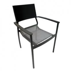 Meubletmoi Lot De 2 Chaises De Jardin En Aluminium Et Revêtement Textilène -Fauteuils de jardin Soldes Boutique lot de 2 chaises de jardin en aluminium et revetement textilene 4