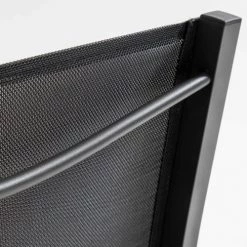 Oviala Lot De 2 Chaises De Jardin En Aluminium Et Textilène Gris -Fauteuils de jardin Soldes Boutique lot de 2 chaises de jardin en aluminium et textilene gris 1