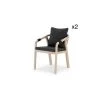 Kerama Lot De 2 Chaises De Jardin En Bois D'acacia Et En Corde Tressée 1 Kerama Lot De 2 Chaises De Jardin En Bois D'acacia Et En Corde Tressée -Fauteuils de jardin Soldes Boutique lot de 2 chaises de jardin en bois d acacia et en corde tressee 6