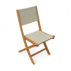 Alice's Garden Lot De 2 Chaises De Jardin En Bois Gris -Fauteuils de jardin Soldes Boutique lot de 2 chaises de jardin en bois gris 2