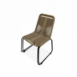 Alice's Garden Lot De 2 Chaises De Jardin En Corde Beige -Fauteuils de jardin Soldes Boutique lot de 2 chaises de jardin en corde beige 3