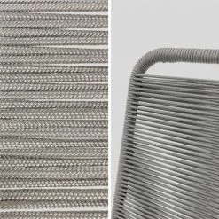 Alice's Garden Lot De 2 Chaises De Jardin En Corde Gris Clair 12 Alice's Garden Lot De 2 Chaises De Jardin En Corde Gris Clair -Fauteuils de jardin Soldes Boutique lot de 2 chaises de jardin en corde gris clair 4