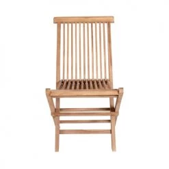 House Nordic Lot De 2 Chaises De Jardin En Teck Bois Clair -Fauteuils de jardin Soldes Boutique lot de 2 chaises de jardin en teck bois clair 2