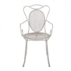 Beliani Lot De 2 Chaises De Jardin Grises -Fauteuils de jardin Soldes Boutique lot de 2 chaises de jardin grises 2