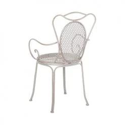 Beliani Lot De 2 Chaises De Jardin Grises -Fauteuils de jardin Soldes Boutique lot de 2 chaises de jardin grises 3