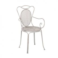 Beliani Lot De 2 Chaises De Jardin Grises -Fauteuils de jardin Soldes Boutique lot de 2 chaises de jardin grises 4