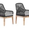 Beliani Lot De 2 Chaises De Jardin Noires 2 Beliani Lot De 2 Chaises De Jardin Noires -Fauteuils de jardin Soldes Boutique lot de 2 chaises de jardin noires 18