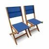 Alice's Garden Lot De 2 Chaises De Jardin Pliantes En Bois -Fauteuils de jardin Soldes Boutique lot de 2 chaises de jardin pliantes en bois