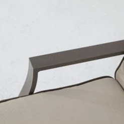 Kerama Bains De Soleil Et Chaises Longues Lot De 2 Chaises Longues En Aluminium Brun Et Coussin Beige -Fauteuils de jardin Soldes Boutique lot de 2 chaises longues en aluminium brun et coussin beige 5