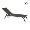 Now’s Home Bains De Soleil Et Chaises Longues Lot De 2 Chaises Longues Pliables Noires 1 Now’s Home Bains De Soleil Et Chaises Longues Lot De 2 Chaises Longues Pliables Noires -Fauteuils de jardin Soldes Boutique lot de 2 chaises longues pliables noires 1