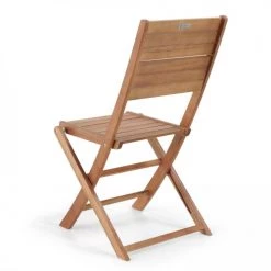 Oviala Chaises De Jardin Lot De 2 Chaises Pliantes En Bois D'eucalyptus -Fauteuils de jardin Soldes Boutique lot de 2 chaises pliantes en bois d eucalyptus 1