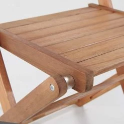 Oviala Chaises De Jardin Lot De 2 Chaises Pliantes En Bois D'eucalyptus -Fauteuils de jardin Soldes Boutique lot de 2 chaises pliantes en bois d eucalyptus 3