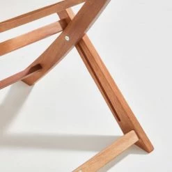 Oviala Chaises De Jardin Lot De 2 Chaises Pliantes En Bois D'eucalyptus + Textilène Blanc -Fauteuils de jardin Soldes Boutique lot de 2 chaises pliantes en bois d eucalyptus textilene blanc 2