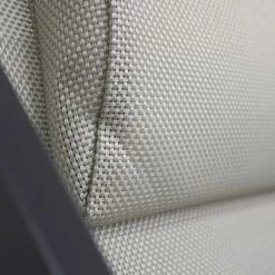 Dcb Garden Bains De Soleil Et Chaises Longues Lot De 2 Chiliennes De Jardin En Toile Et Aluminium Gris Anthracite -Fauteuils de jardin Soldes Boutique lot de 2 chiliennes de jardin en toile et aluminium gris anthracite 4