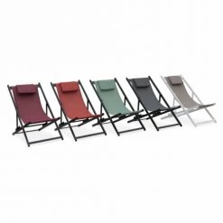 Alice's Garden Bains De Soleil Et Chaises Longues Lot De 2 Chiliennes En Aluminium Anthracite 12 Alice's Garden Bains De Soleil Et Chaises Longues Lot De 2 Chiliennes En Aluminium Anthracite -Fauteuils de jardin Soldes Boutique lot de 2 chiliennes en aluminium anthracite 4