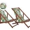 Beliani Bains De Soleil Et Chaises Longues Lot De 2 Chiliennes En Bois Foncé Et Tissu Motif Flamants 1 Beliani Bains De Soleil Et Chaises Longues Lot De 2 Chiliennes En Bois Foncé Et Tissu Motif Flamants -Fauteuils de jardin Soldes Boutique lot de 2 chiliennes en bois fonce et tissu motif flamants