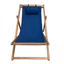 Oviala Bains De Soleil Et Chaises Longues Lot De 2 Chiliennes Eucalyptus Bleu Pacific -Fauteuils de jardin Soldes Boutique lot de 2 chiliennes eucalyptus bleu pacific 7
