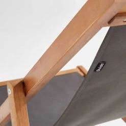 Oviala Bains De Soleil Et Chaises Longues Lot De 2 Chiliennes Eucalyptus Gris Clair -Fauteuils de jardin Soldes Boutique lot de 2 chiliennes eucalyptus gris clair 1