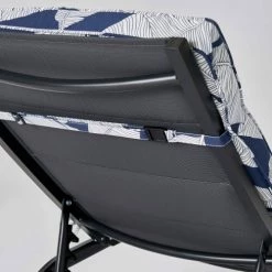 Oviala Matelas Pour Bain De Soleil Lot De 2 Coussins Bain De Soleil Polyester Bleu 186x60x5 Cm -Fauteuils de jardin Soldes Boutique lot de 2 coussins bain de soleil polyester bleu 186x60x5 cm 6