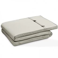 Oviala Matelas Pour Bain De Soleil Lot De 2 Coussins Bain De Soleil Polyester écru 186x53x5 Cm -Fauteuils de jardin Soldes Boutique lot de 2 coussins bain de soleil polyester ecru 186x53x5 cm 2