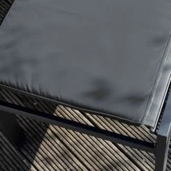 Oviala Matelas Pour Bain De Soleil Lot De 2 Coussins Bain De Soleil Polyester Gris 186x53x5 Cm -Fauteuils de jardin Soldes Boutique lot de 2 coussins bain de soleil polyester gris 186x53x5 cm 4