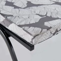 Oviala Matelas Pour Bain De Soleil Lot De 2 Coussins Bain De Soleil Polyester Gris 186x60x5 Cm -Fauteuils de jardin Soldes Boutique lot de 2 coussins bain de soleil polyester gris 186x60x5 cm 3